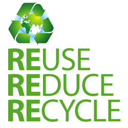 Reduce, Re-Use and Recycle.